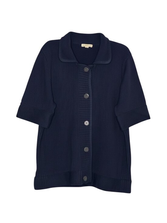 Coldwater Creek Sweaters - Coldwater Creek Cardigan Sweater Button Front Navy Blue 1X 16W 18W